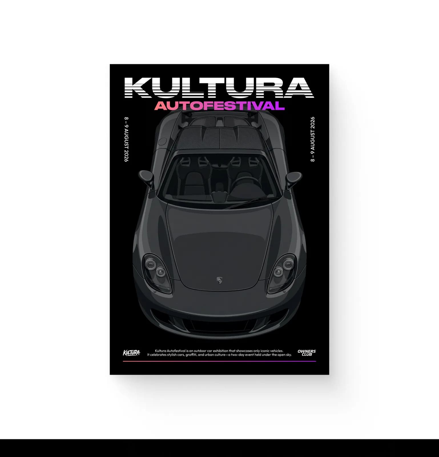 Kultura 2026 Poster (чёрный) — N/A