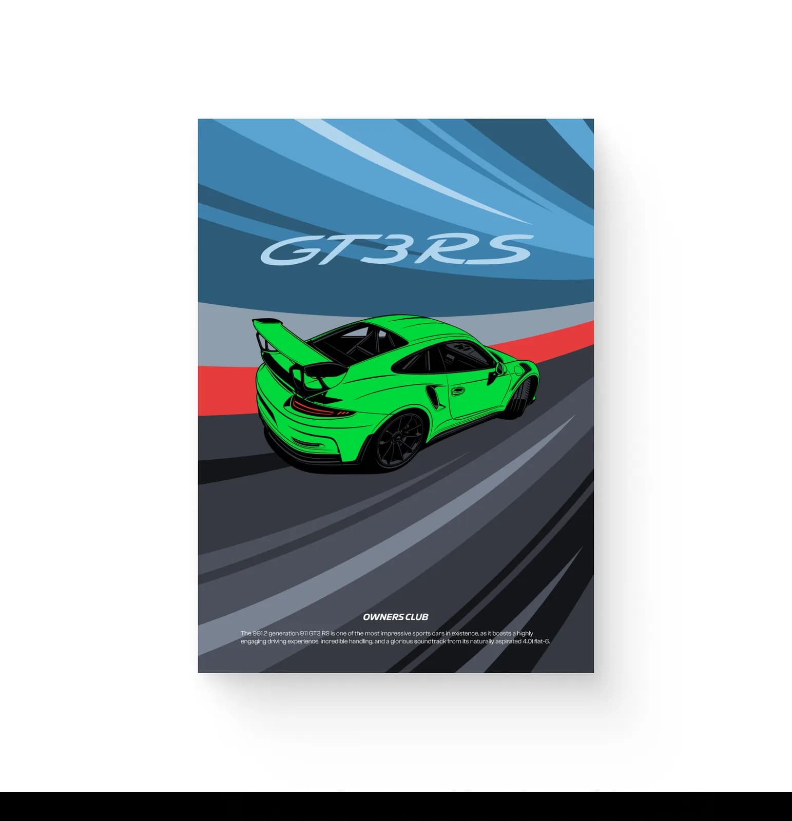 GT3RS Green Poster — N/A