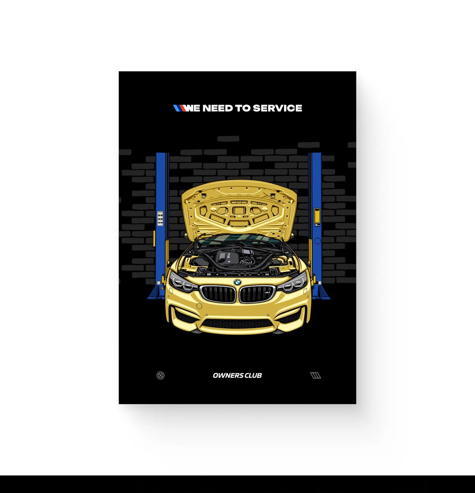 BMW Service Poster — N/A