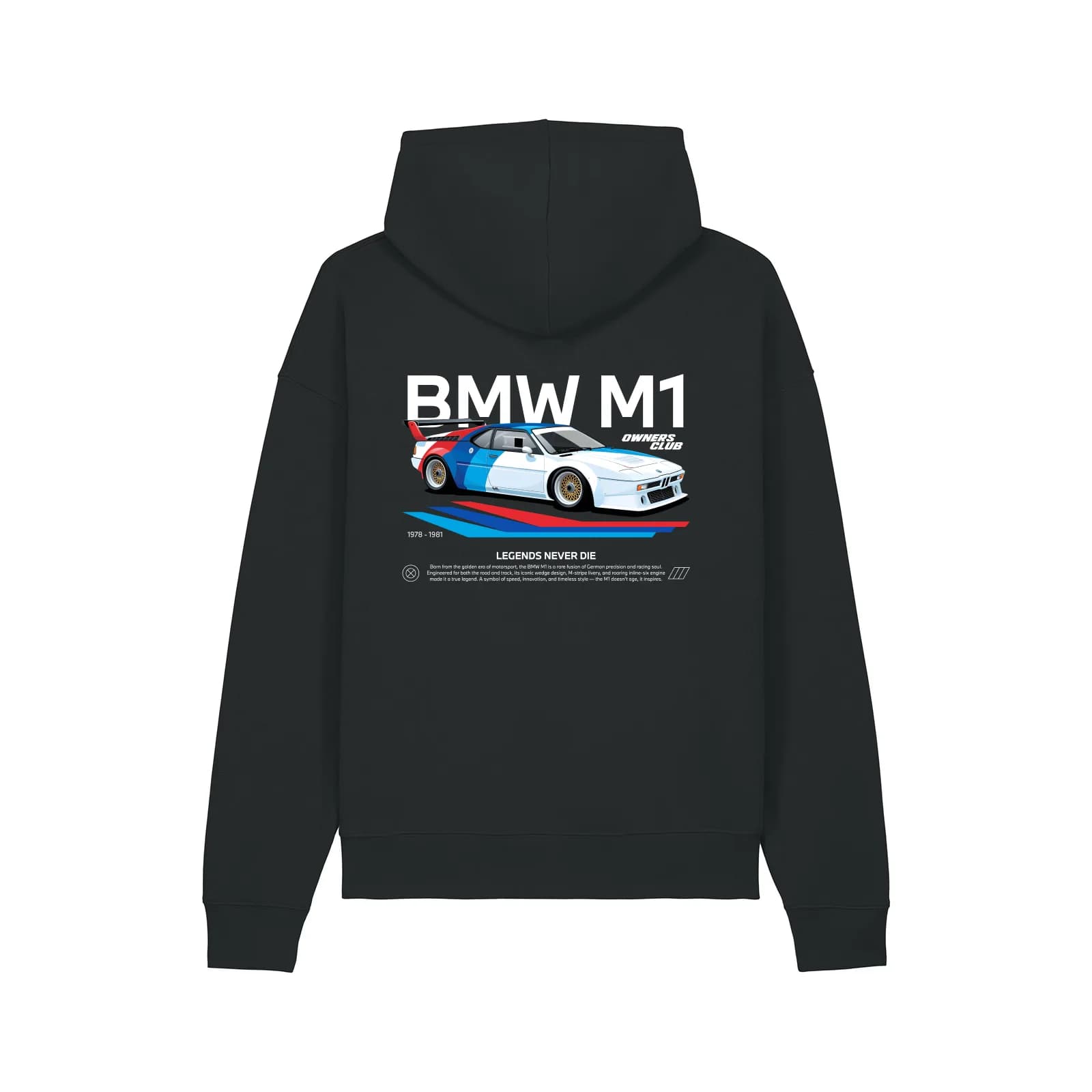 BMW M1 · Hoodie — Black