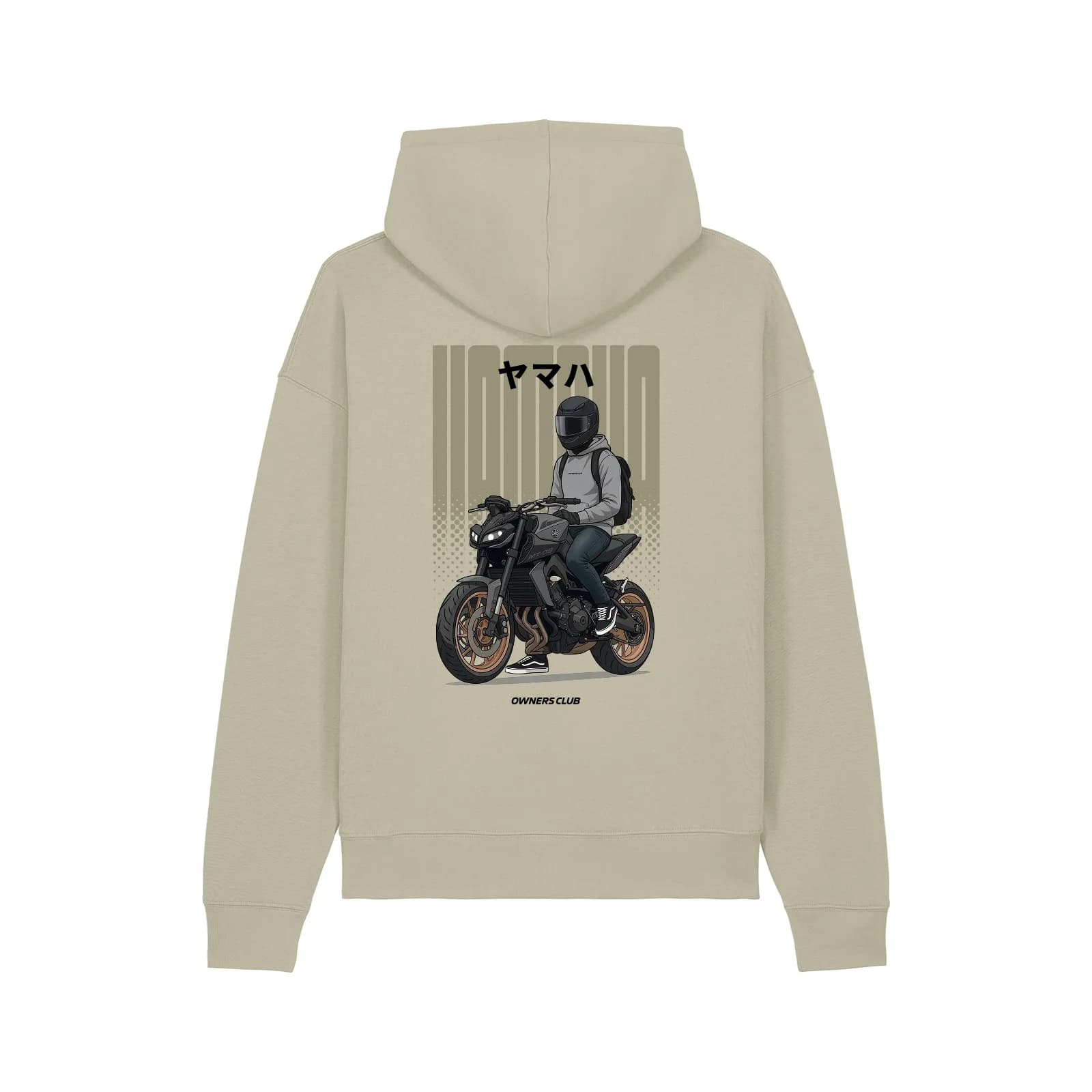 Yamaha Moto · Hoodie — Bej