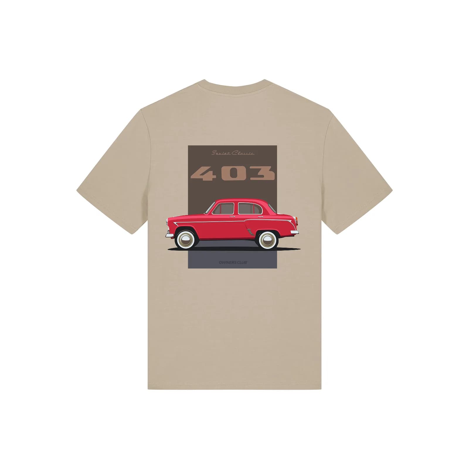 Moskvich 403 — T-shirt Desert Dust, photo 1